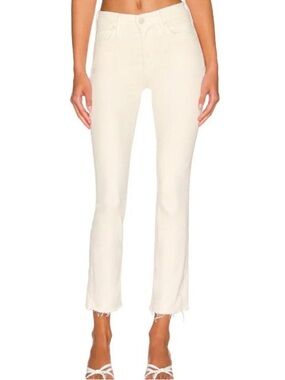 MOTHER The Rascal Ankle Snippet Whipping the Cream Jeans Size 27